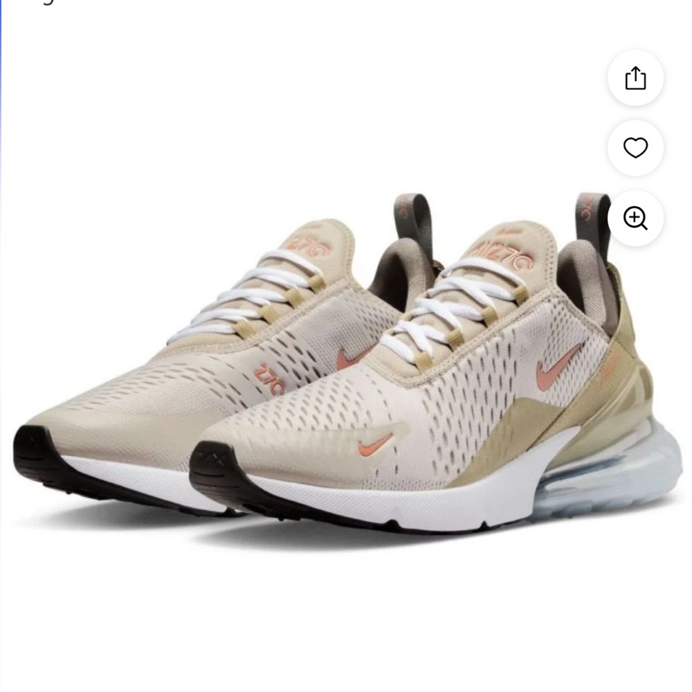 Nike‎ Air Max 270 Cream II/Rust Oxide-Khaki M10 New in Box
